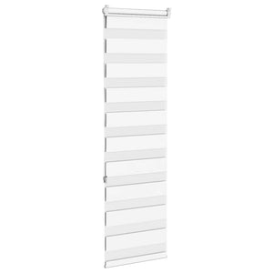 Rullgardin zebra vit 50x150 cm tyg bredd 45,9 cm polyester