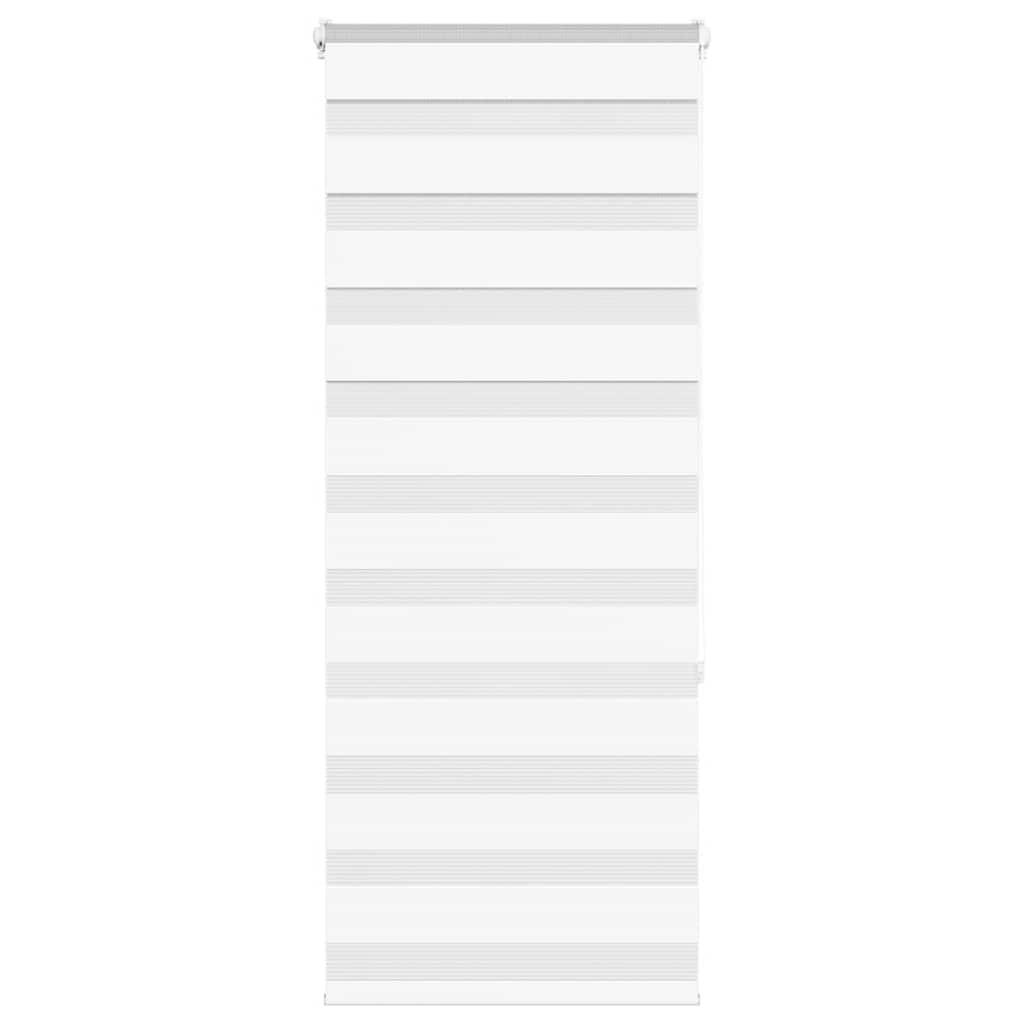 Rullgardin zebra vit 60x150 cm tyg bredd 55,9 cm polyester