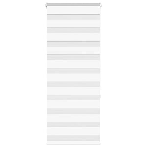 Rullgardin zebra vit 65x150 cm tyg bredd 60,9 cm polyester