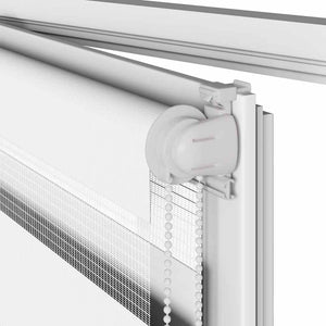 Rullgardin zebra vit 70x150 cm tyg bredd 65,9 cm polyester