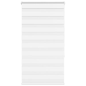 Rullgardin zebra vit 75x150 cm tyg bredd 70,9 cm polyester