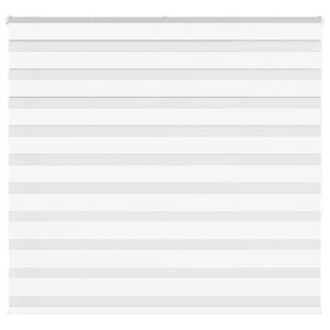 Rullgardin zebra vit 155x150 cm tyg bredd 150,9 cm polyester