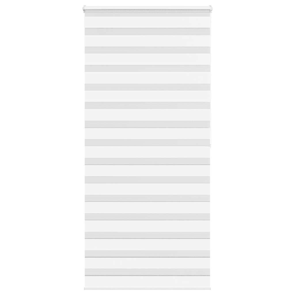 Rullgardin zebra vit 95x200 cm tyg bredd 90,9 cm polyester