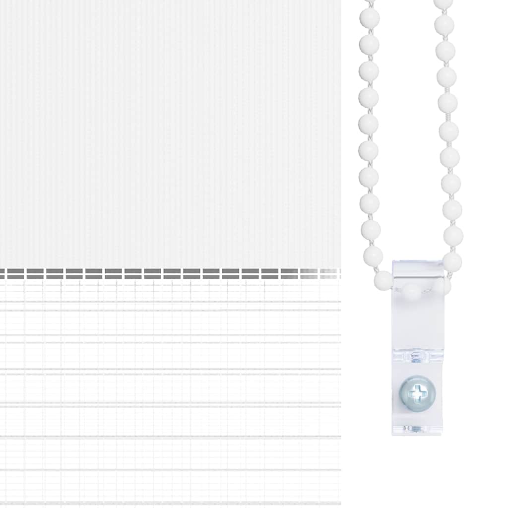 Rullgardin zebra vit 45x230 cm tyg bredd 40,9 cm polyester