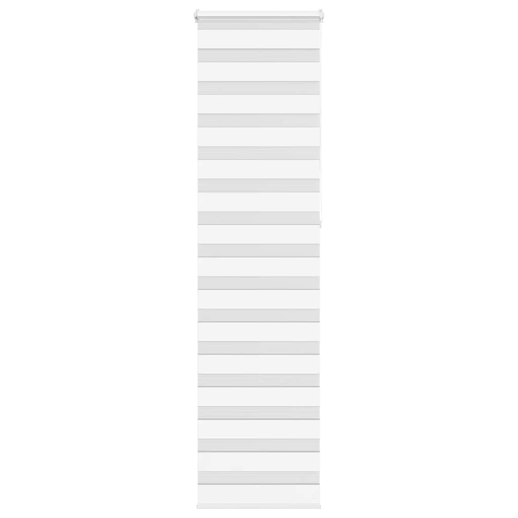 Rullgardin zebra vit 65x230 cm tyg bredd 60,9 cm polyester