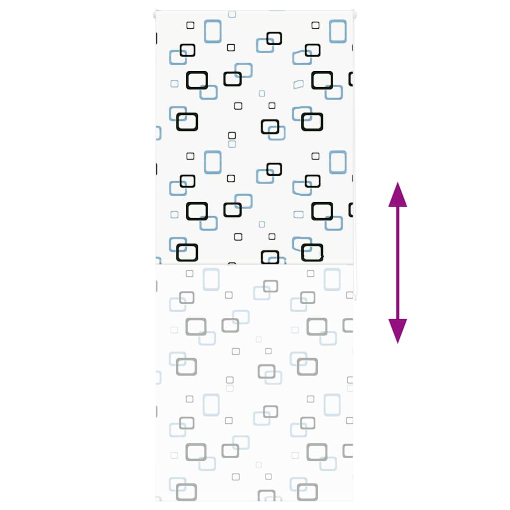Rullgardin för dusch 100x240 cm tyg bredd 96 cm