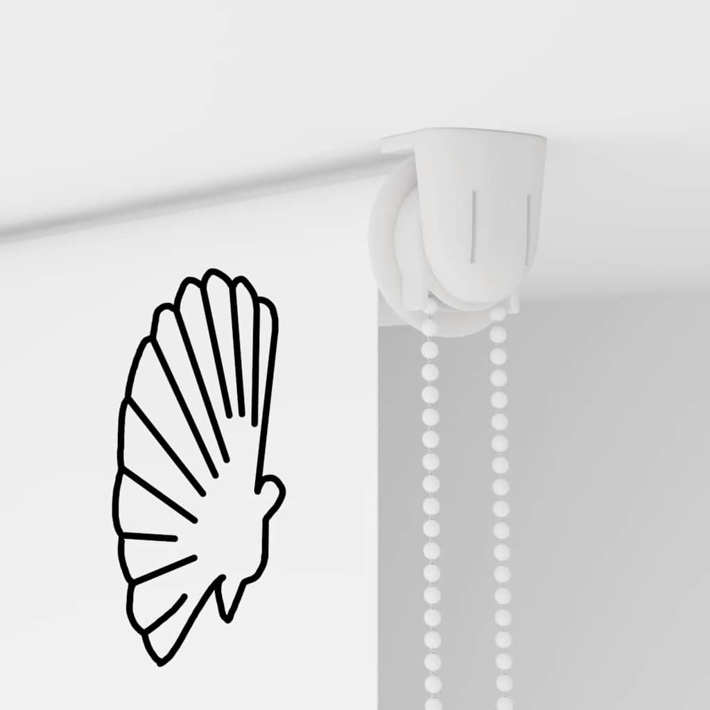 Rullgardin för dusch 80x240 cm tyg bredd 76 cm