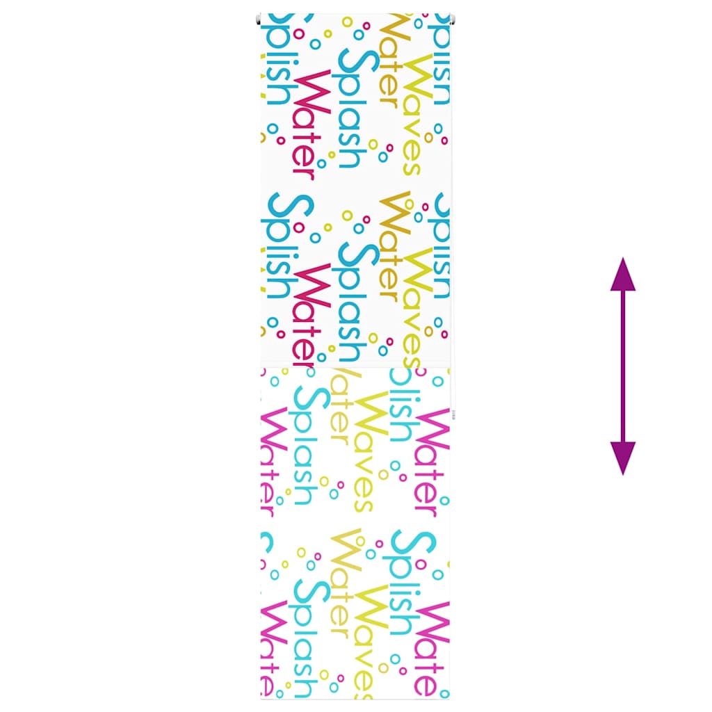 Rullgardin för dusch 60x240 cm tyg bredd 56 cm