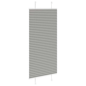 Plisserad persienn antracit 65x150cm tyg bredd 64,4cm polyester