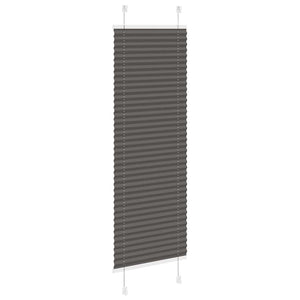 Plisserad persienn svart 50x100cm tyg bredd 49,4cm polyester