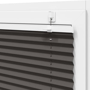 Plisserad persienn svart 50x100cm tyg bredd 49,4cm polyester