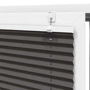 Plisserad persienn svart 60x150cm tyg bredd 59,4cm polyester