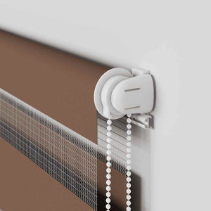 Plisserad persienn bensingrön 85x100 cm tyg bredd 84,4cm