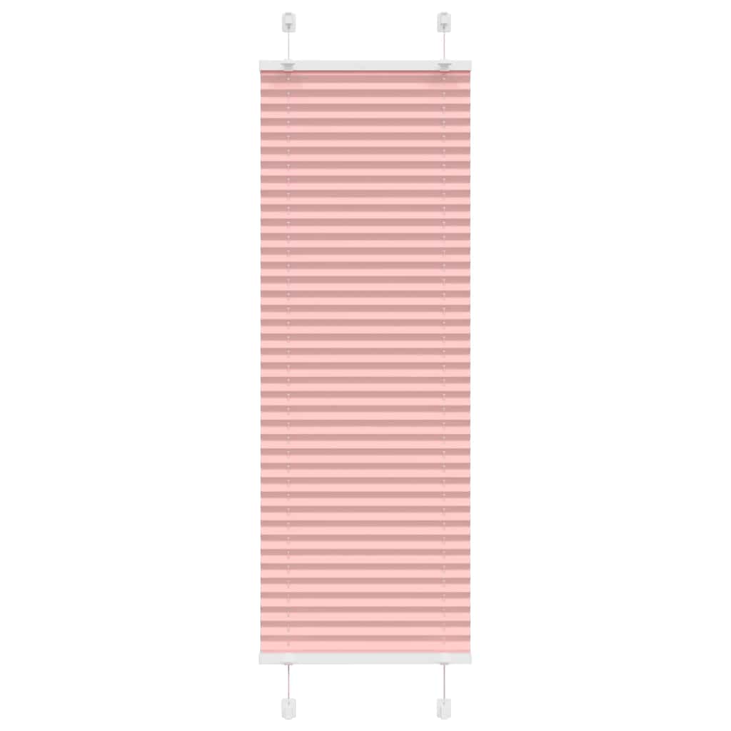 Plisserad persienn rosa 45x150cm tyg bredd 44,4cm polyester