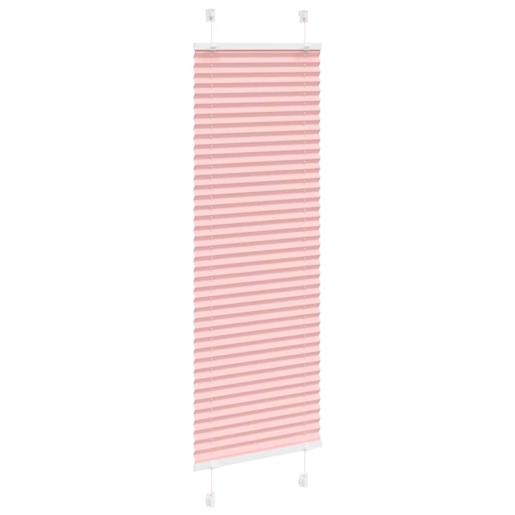 Plisserad persienn rosa 45x150cm tyg bredd 44,4cm polyester