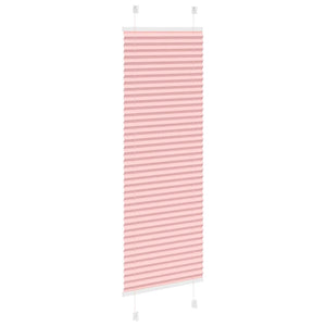 Plisserad persienn rosa 45x150cm tyg bredd 44,4cm polyester