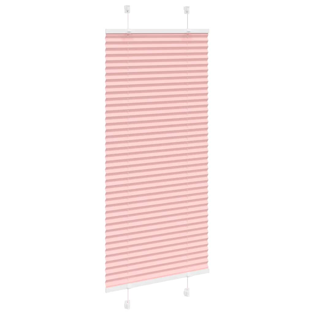 Plisserad persienn rosa 60x150cm tyg bredd 59,4cm polyester