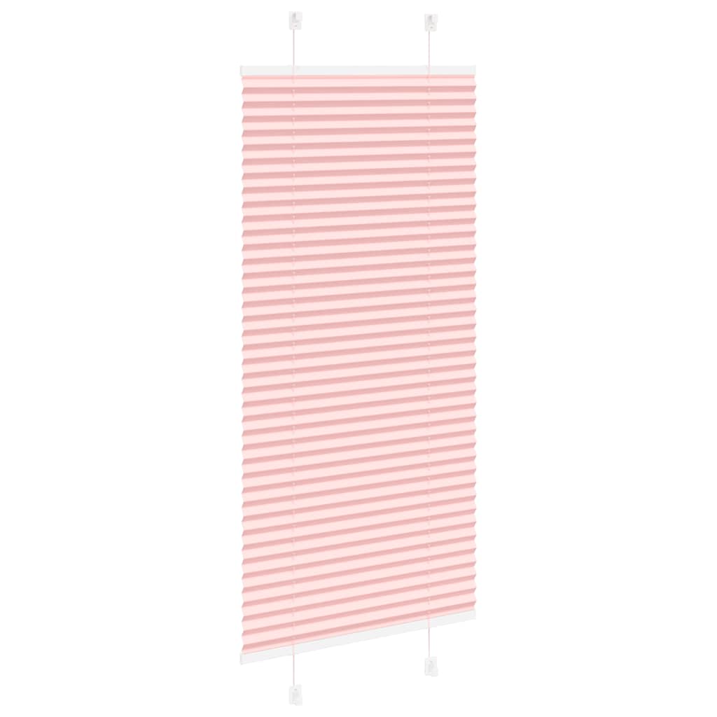 Plisserad persienn rosa 60x150cm tyg bredd 59,4cm polyester