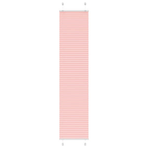Plisserad persienn rosa 40x200cm tyg bredd 39,4cm polyester