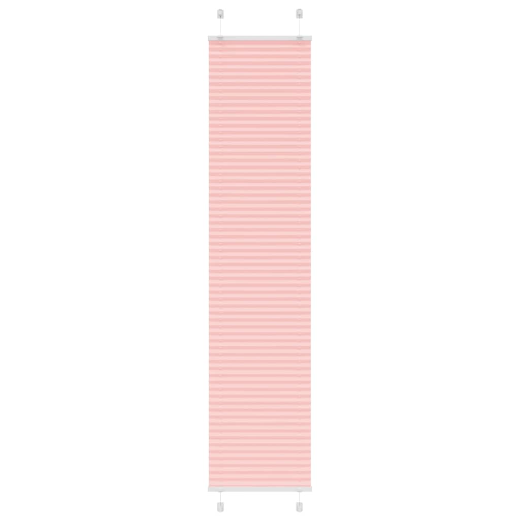 Plisserad persienn rosa 45x200cm tyg bredd 44,4cm polyester