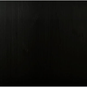 Hurts med lådor och hjul MOSS svart massiv furu