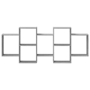 Vägghylla grå sonoma 159x18x65 cm konstruerat trä