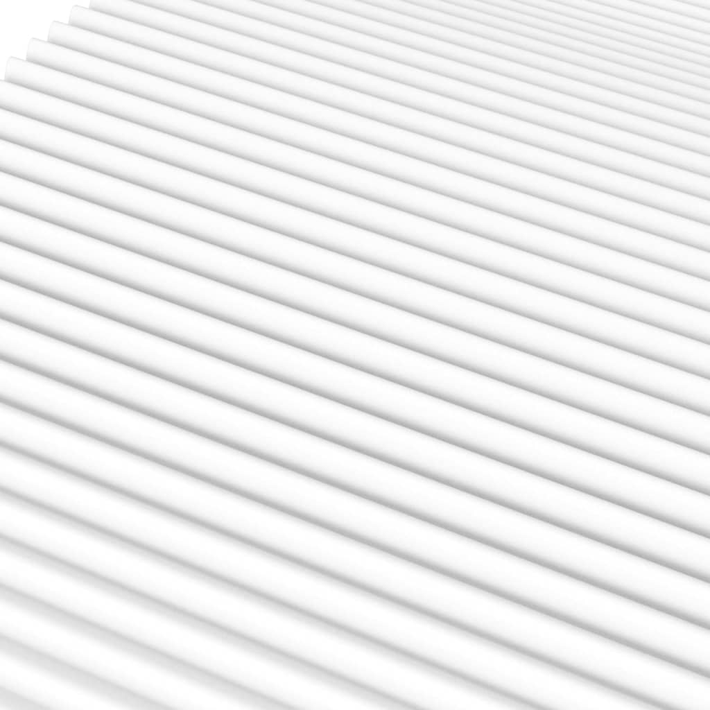 Skummadrass vit 200x210 cm hårdhet H2 H3