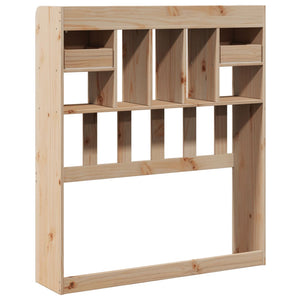 Huvudgavel med förvaring 75 cm massiv furu