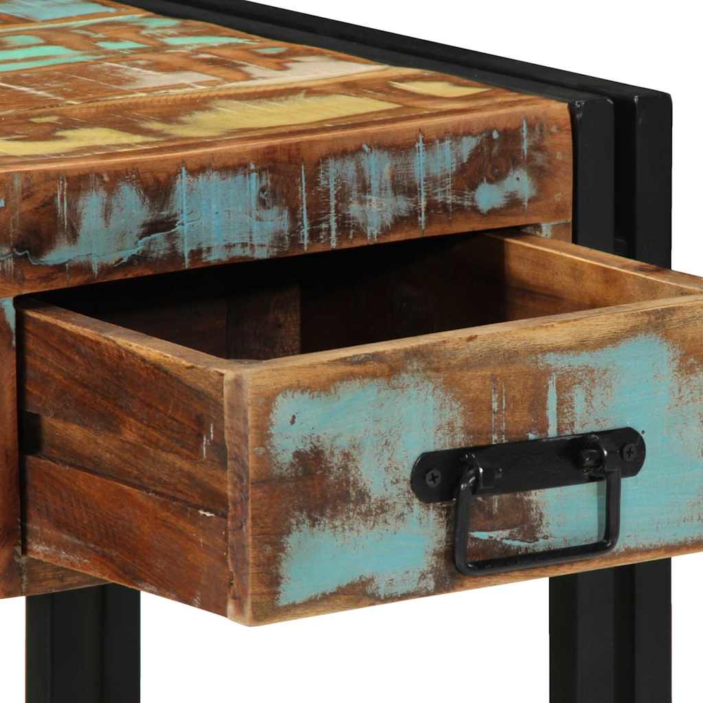 Nattduksbord med låda 2 pcs Flerfärgsdesign 40 x 40 x 50 cm