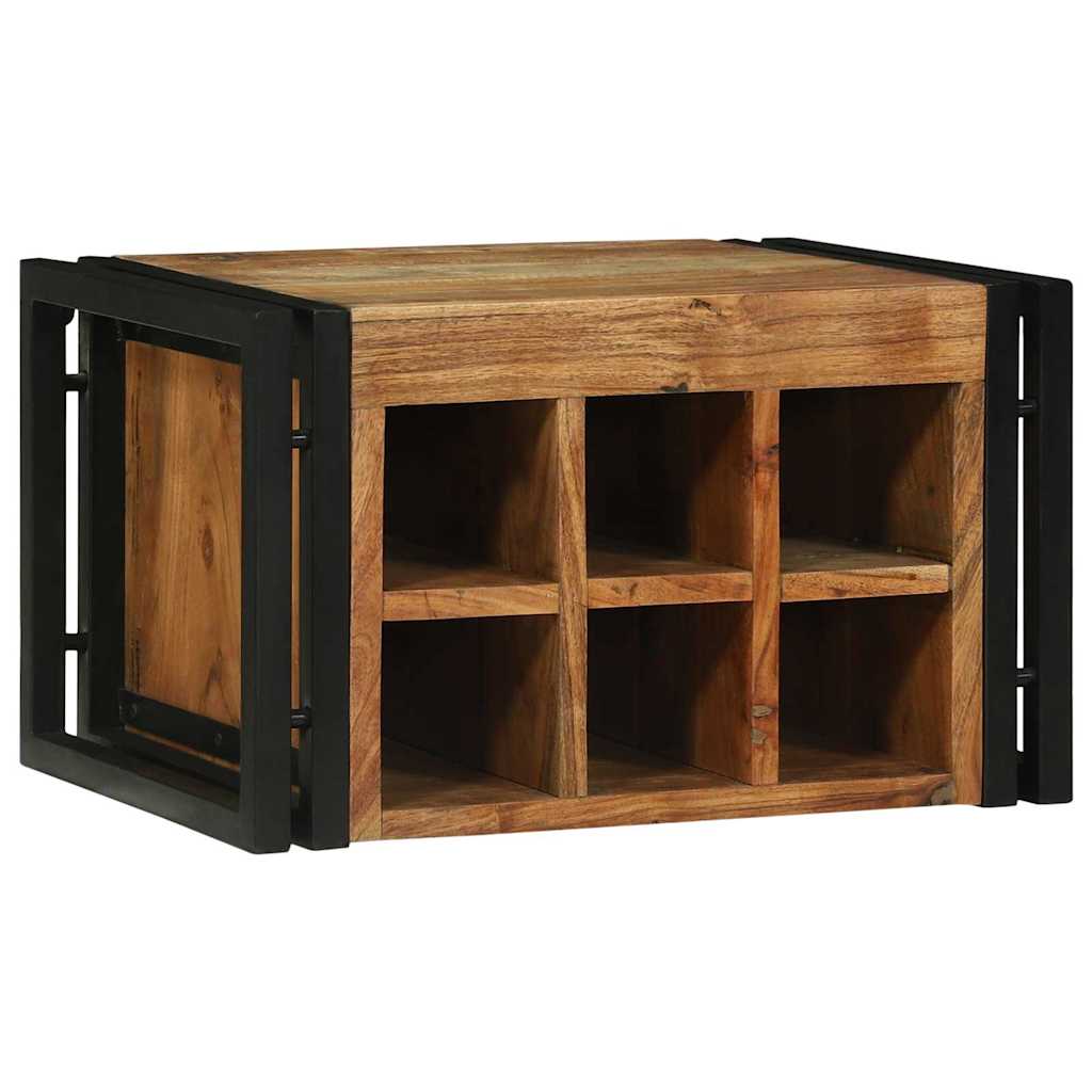 Vinställ 2 st 46 x 35 x 27,5 cm Massivt Akaciaträ
