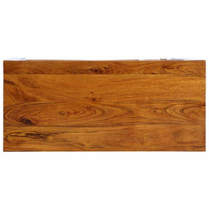 Skrivbord med låda med lagring Brun 110 x 50 x 73 cm