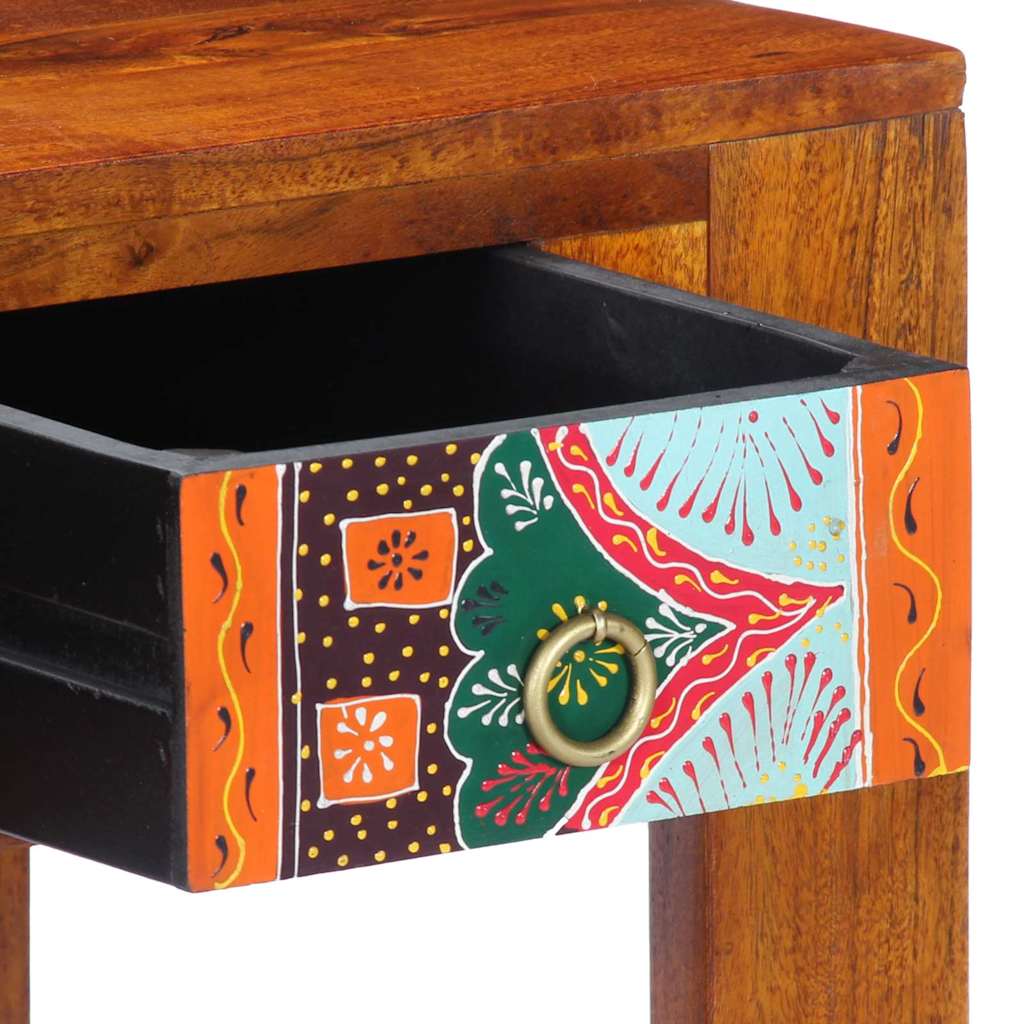 Skrivbord med låda med lagring Brun 100 x 50 x 75 cm