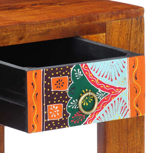 Skrivbord med låda med lagring Brun 100 x 50 x 75 cm