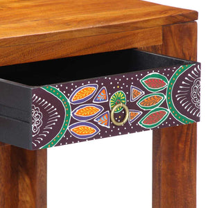 Skrivbord med låda med lagring Brun 100 x 50 x 75 cm