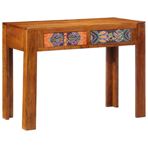 Skrivbord med låda med lagring Brun 100 x 50 x 75 cm