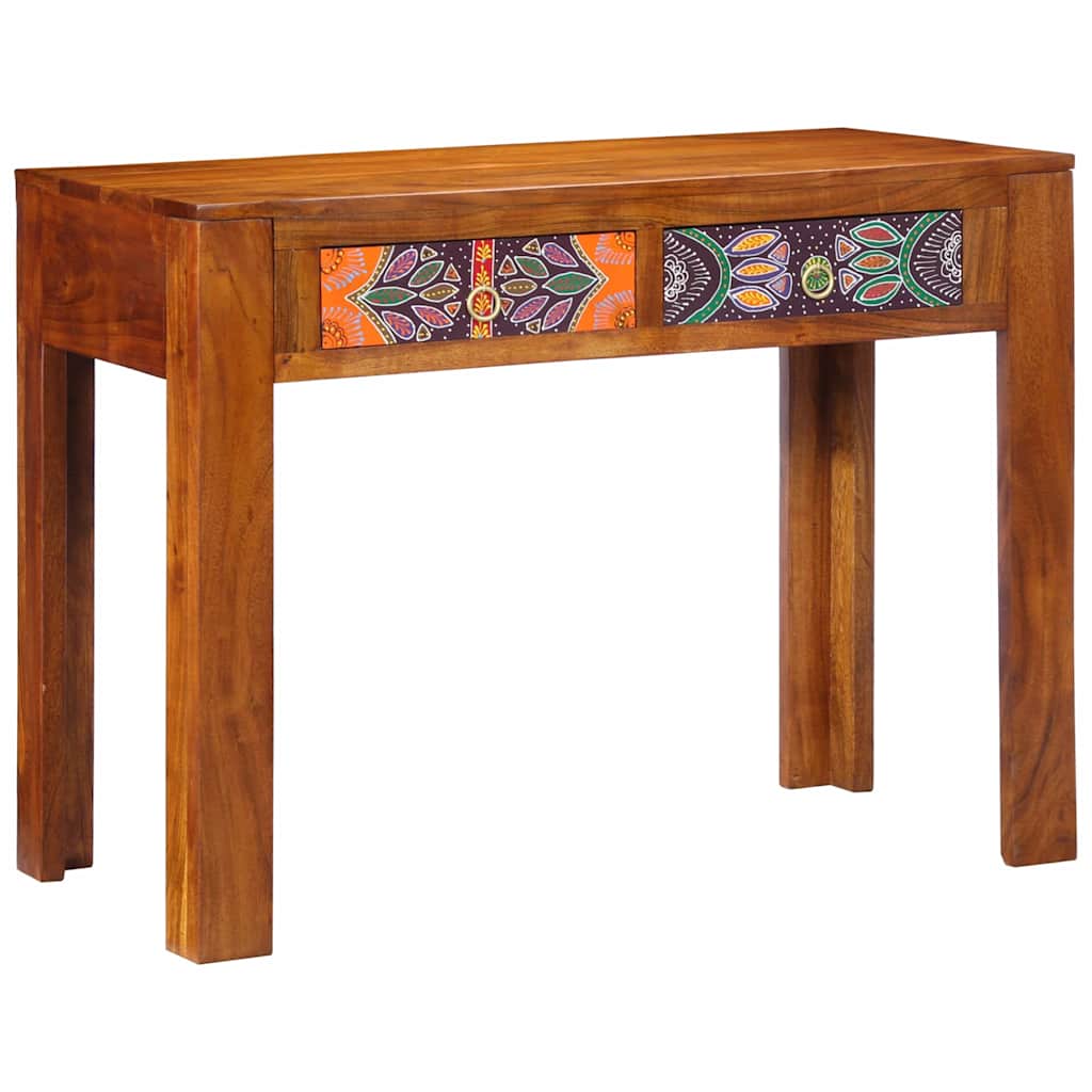 Skrivbord med låda med lagring Brun 100 x 50 x 75 cm