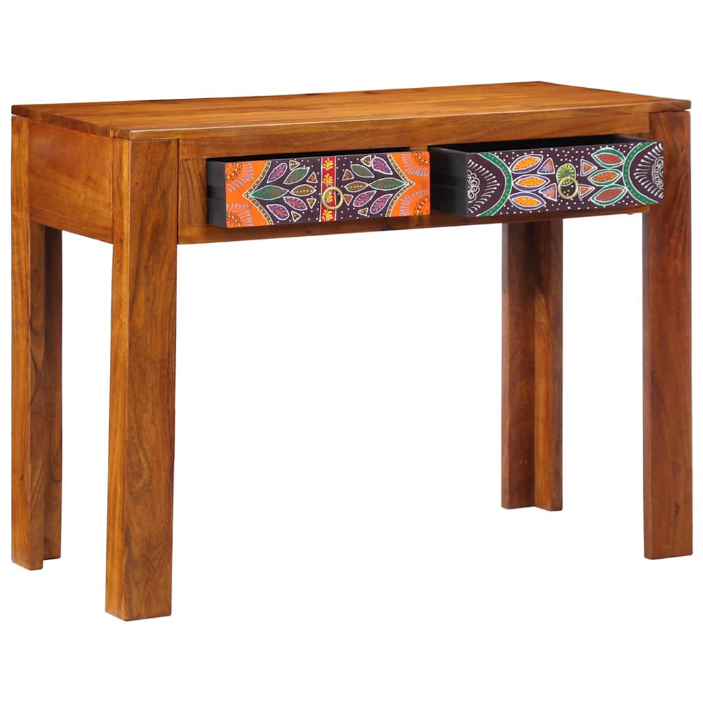 Skrivbord med låda med lagring Brun 100 x 50 x 75 cm