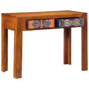 Skrivbord med låda med lagring Brun 100 x 50 x 75 cm