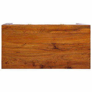 Skrivbord med låda med lagring Brun 100 x 50 x 75 cm