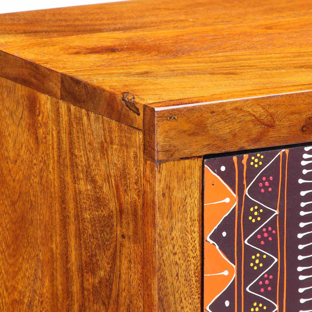 Nattduksbord med låda Brun 35 x 30 x 22 cm