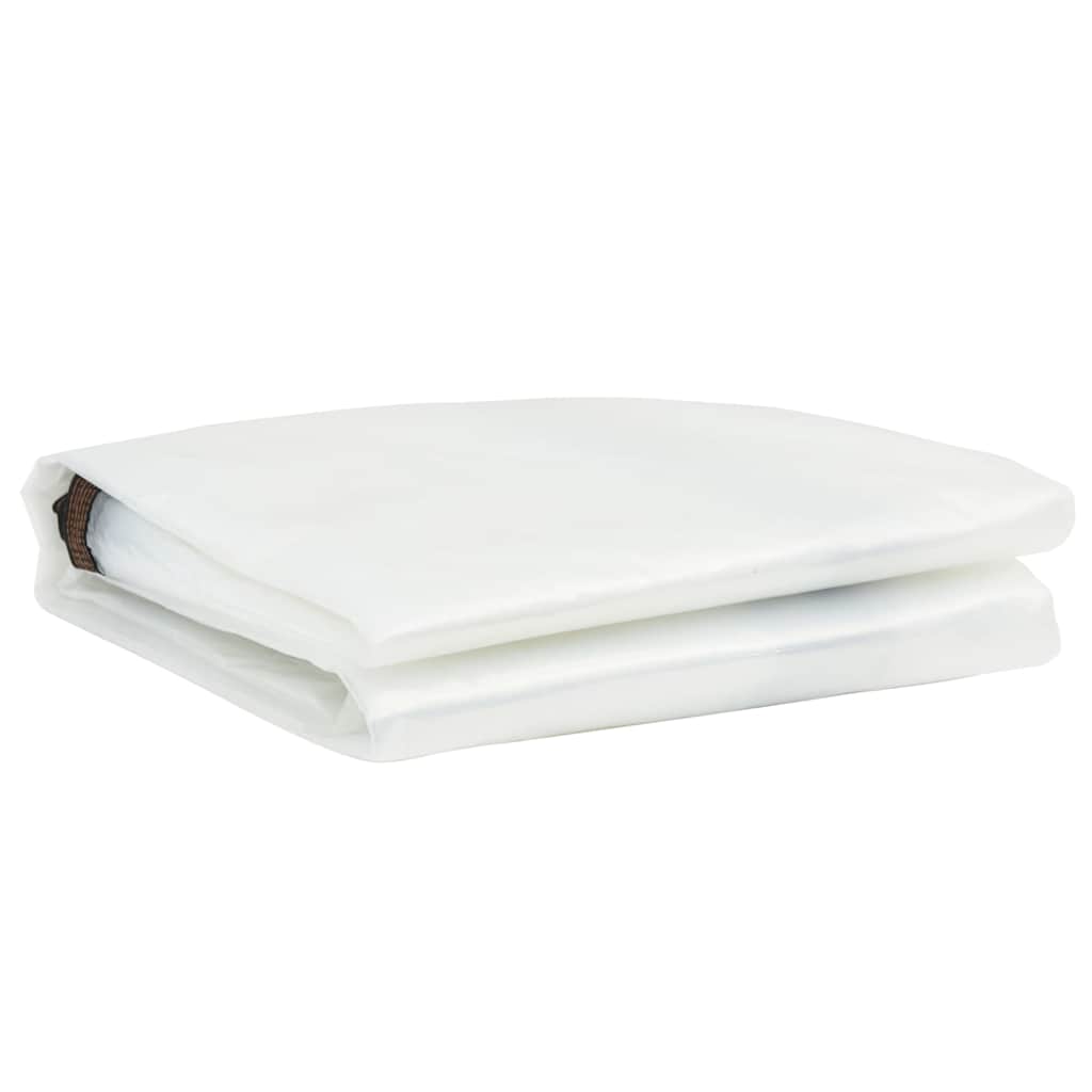 Genomskinlig presenning med öljetter 2x2 m polyeten