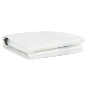 Genomskinlig presenning med öljetter 2x2 m polyeten