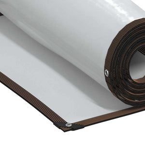 Genomskinlig presenning med öljetter 2x2 m polyeten