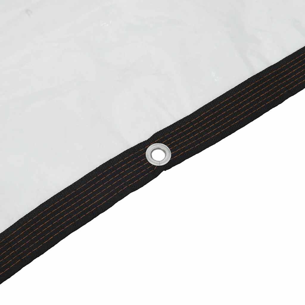 Genomskinlig presenning med öljetter 2x2 m polyeten