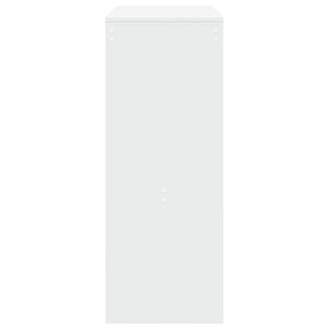 Barbord med ställ vit 90x40x103,5 cm konstruerat trä