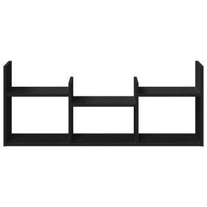 Väggskåp 100x18x40 cm svart konstruerat trä