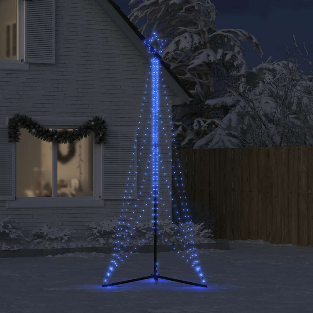 LED julgran 525 LEDs blå 302 cm