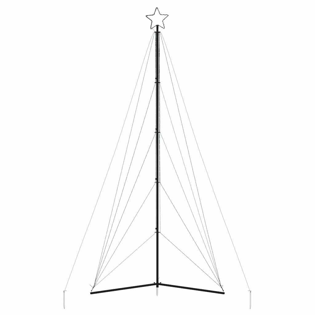 LED julgran 615 LEDs varmvit 404,5 cm