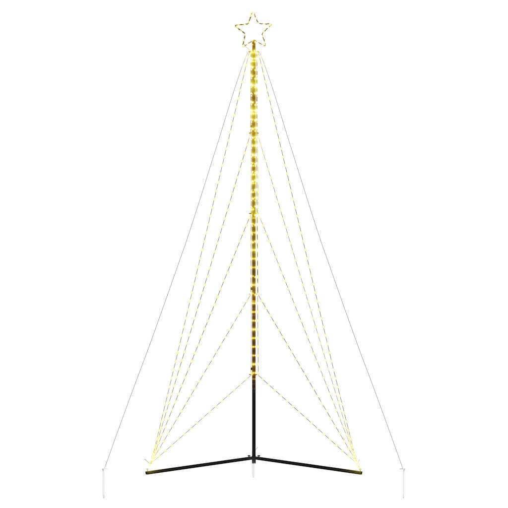 LED julgran 615 LEDs varmvit 404,5 cm