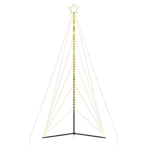 LED julgran 615 LEDs varmvit 404,5 cm